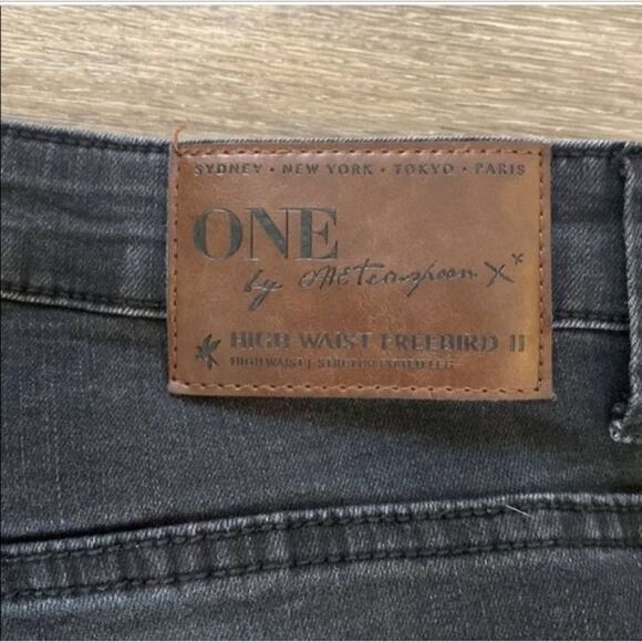OneTeaspoon Freebirds II High Wiast Skinny Denim Jeans Black Punk … - Picture 10 of 11